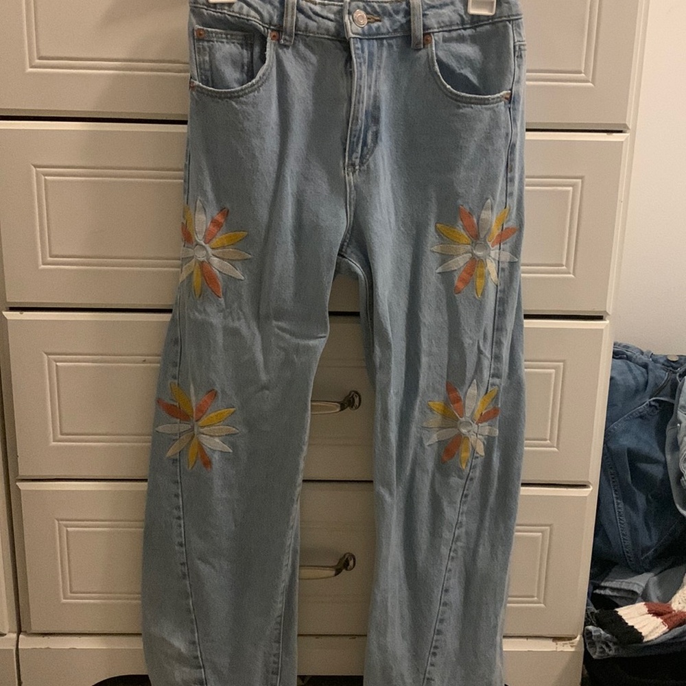 Zara flower pants